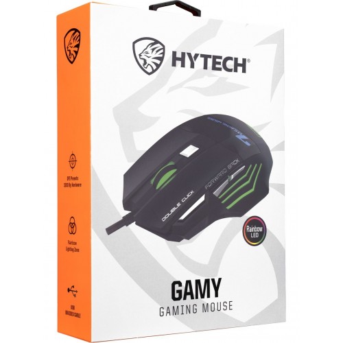 Gamy Siyah Gaming Oyuncu Mouse Rgb Led Işık Hy-x7 Modern Tasarım