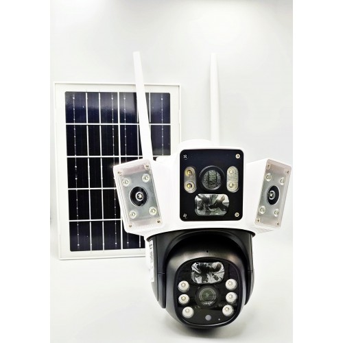 4g Smart Güneş Enerjili Güvenlik Kamerası Solar Güneş Enerjili Ip Kamera Sim Kartı Tak / Kullan / imei Kayıtlı