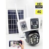 4g Smart Güneş Enerjili Güvenlik Kamerası Solar Güneş Enerjili Ip Kamera Sim Kartı Tak / Kullan / imei Kayıtlı