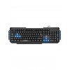 Hyk-46 Gamy Combo Siyah USB Mavi Tuşlu Q Gaming Oyuncu Klavye + Mouse Set