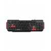 Hyk-46 Gamy Combo Siyah USB Kırmızı Tuşlu Q Gaming Oyuncu Klavye + Mouse Set
