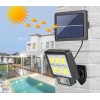 F72 Güneş Enerjili Cob LED Solar Panel Güneş Enerjili 3 Mod Harekete Duyarlı Duvar Lambası / sokak Lambası 3.5 mt Kablo
