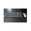 GDX77000 Klavye-Mouse Set Masaüstü Dizüstü 2.4ghz Wıreless Türkçe Q - Siyah