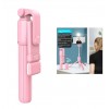 S03 Led Işıklı Tripod Bluetooth Kumandalı Üçü Birarada Selfie Çubuğu Monopod ( PEMBE )