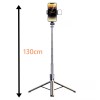 K8 Led 3in1 Bluetooth Kumandalı 130cm Tripod Telefon Tutuculu Led ışıklı Selfie Çubuğu Telefon Tripodu Monopod