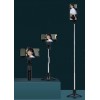 K03 Siyah Kablosuz Kumandalı Telefon Selfie Çubuğu Monopod Ayaklı Tripod Bluetooth Dikey veya Yatay Telefonu Koyabilirsiniz