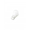 Ampul Tasarımlı Taşınabilir Mini USB LED Işık Lamba Gece Lambası Tüm USB Girişleriyle Uyumlu