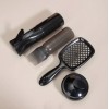 gaman 4 in 1 Saç Bakım Sprey Şişesi+Saç Bakım Yağı Uygulama Şişesi+Masaj Tarağı+Saç Açıcı Hollow Tarak Set ( SİYAH )
