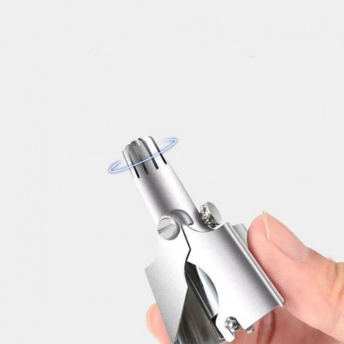 newnet Nano Mini Mekanik Burun Kıl Alma - Burun Kılı Kesme Makinesi - Paslanmaz Çelikten Kadın/Erkek Uyumlu