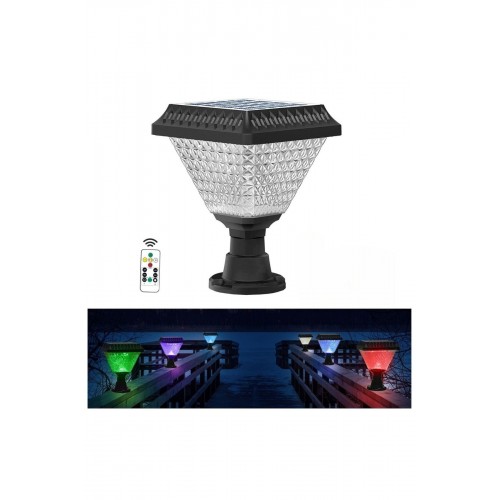 40w Set üstü RGB-Günışığı Beyaz Renk Ledli Ayarlanabilir Solar Güneş Enerjili Bahçe Lambası 1 adet