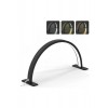 Masa Üstü 16inç Yarım Ay Ring Light Stand Güzellik Solunu Led Işık Tırnak-Kirpik-Manikür Işık SİYAH