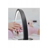 Masa Üstü 16inç Yarım Ay Ring Light Stand Güzellik Solunu Led Işık Tırnak-Kirpik-Manikür Işık SİYAH