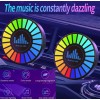 Rgb Bluetoothlu Sese Duyarlı Ekolayzer LED Işık ( Araç Içi Torpido ve Gamerlar Uyumlu ) 1 adet