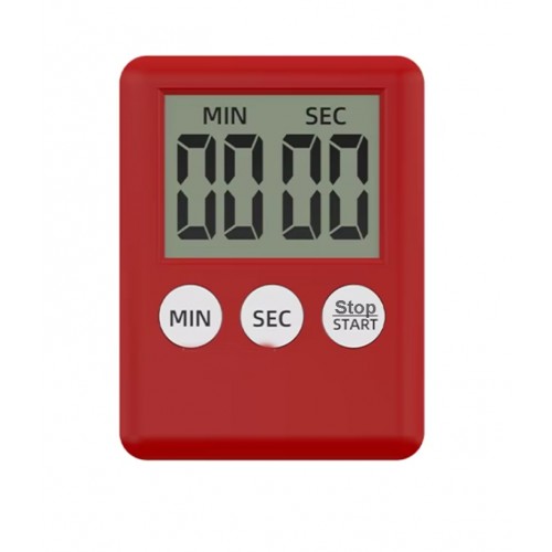 Gaman Gmn-1115 Alarmlı Dijital Zamanlayıcı Kronometre, Geri Sayım Özellikli, Mıknatıslı, 100 Dk, 7x5.4cm