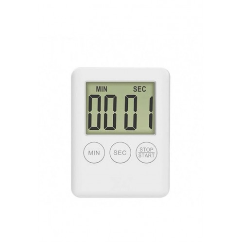 Gaman Gmn-1115 Alarmlı Dijital Zamanlayıcı Kronometre, Geri Sayım Özellikli, Mıknatıslı, 100 Dk, 7x5.4cm