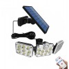 138 Led Güneş Enerjili 3 Mod Kumandalı 5 Metre Kablolu Kaliteli Sensörlü Solar Sokak Lambası