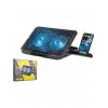 Hadron HDX4253 2 Fanlı Çok Kademeli Gaming Notebook Soğutucu Ledli + Telefon Standlı