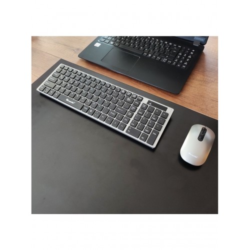 Bilgisayar ve Televizyon Uyumlu Kablosuz Klavye Mouse Seti 7700 - Tv Klavye Mouse Set