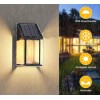 SL-08 2 Adet Dekoratif Bağ Bahçe Balkon Dış Mekan İçin Solar Güneş Enerjili Dekoratif Lamba - Aydınlatma