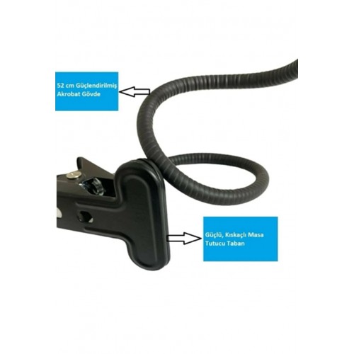 3 Renk Işıklı Parlaklığı Ayarlanablir Led Ring Light Youtuber Light Stüdyo Işığı Akrobat Led Masa Lambası