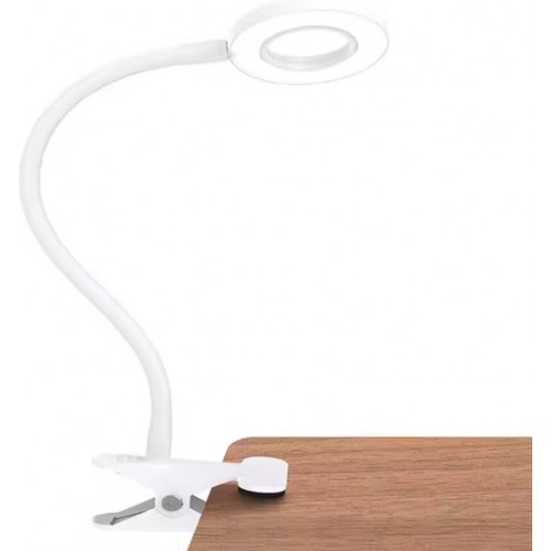 Beyaz Kasa 9 Mod Led Çok Fonksiyonlu Akrobat Masa Lambası Şiddeti Ayarlanabilir 3 Farklı Işık Rengi Usb Girişli