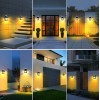 2 Adet HW-999 3 Modlu Hareket Sensörlü Güneş Enerjili Solar Lamba Fotoselli Solar Dış Mekan Bahçe Lambası