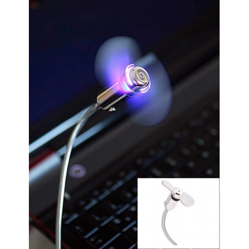 SL-UF02 Aç/kapa Düğmeli USB Vantilatör - Akrobat USB Fan LED Işıklı