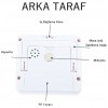 Zk-2206 Alarmlı Dijital Öğrenci Sınav Kronometresi 24 Saat İleri ve Geri Sayım Cihazı Saat + Alarm ( BEYAZ )
