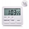 Zk-2206 Alarmlı Dijital Öğrenci Sınav Kronometresi 24 Saat İleri ve Geri Sayım Cihazı Saat + Alarm ( BEYAZ )