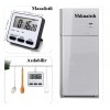 Zk-2206 Alarmlı Dijital Öğrenci Sınav Kronometresi 24 Saat İleri ve Geri Sayım Cihazı Saat + Alarm ( Beyaz-Siyah)