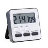 Zk-2206 Alarmlı Dijital Öğrenci Sınav Kronometresi 24 Saat İleri ve Geri Sayım Cihazı Saat + Alarm ( Beyaz-Siyah)