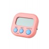 JS-188 Mini Dijital Öğrenci Sınav Kronometresi 100Dk İleri veya Geri Sayım Cihazı - 2 Kademeli Kronometre ( Pembe )