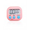 JS-188 Mini Dijital Öğrenci Sınav Kronometresi 100Dk İleri veya Geri Sayım Cihazı - 2 Kademeli Kronometre ( Pembe )