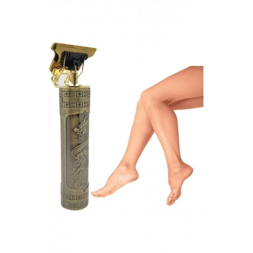 Premium Profesyonel Vintage Saç Sakal Ense Tüm Vücut Tüyü Lazer Epilasyon Öncesi Tıraş Makinesi