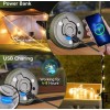Makara Sistem Ip Led - Fener / Şarjlı Işık Kamp Lambası- Taşınabilir 10mt Led Işık Rgb Günışğı Renk