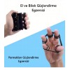 5 Parça El Kol Bilek Güçlendirici Egzersiz Aleti 5-60 Kg El Yayı Cihazı Direnç Yayı + Stres topu 5in1 el yayı set