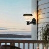 Kumandalı Güneş Enerjili Solar Duvara Monte Bahçe LED Aydınlatma Armatürü Rgb + Beyaz + Gün Işığı