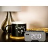 K-10 Bluetoothlu Mp3 Müzik Çalar Fm Radyolu - Alarmlı Dijital Masa Saati / Termometre Özellikli
