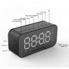 K-10 Bluetoothlu Mp3 Müzik Çalar Fm Radyolu - Alarmlı Dijital Masa Saati / Termometre Özellikli