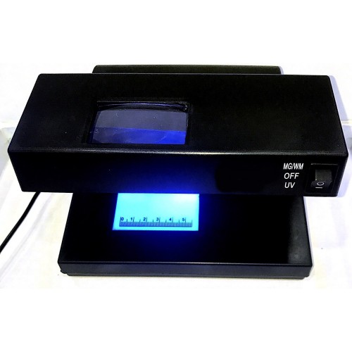 AD2138- 220V Fişli Sahte Para Tespit Kontrol Cihazı Makinesi Dedektörü Aleti UV Mor ve Beyaz Işık