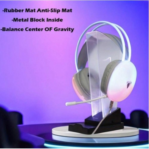GM-01 Siyah RGB Işıklı Gaming Oyuncu Kulaklık Standı