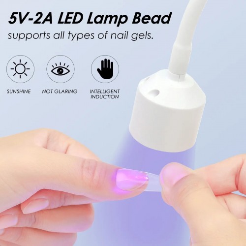 XZM-4 Sahte Para Kontrol Cihazı - Algılama Işığı USB LED Klipsli Esnek Gövdeli Lamba UV Işık
