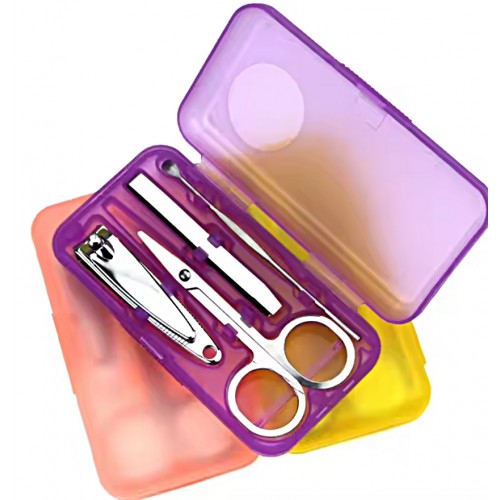 4'lü Set Manikür Pedikür Seti Mini Boy Seyahat Bakım Seti