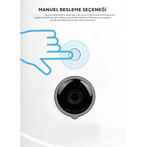 S-Link Swapp Sl-20 720p Hd Kameralı Akıllı Evcil Hayvan Besleyici Wi-fi Tuya Destekli