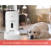 Umie Sesli Mesaj Otomatik Akıllı Mama Kabı Uzaktan Kontrollü Kedi Köpek Besleyici