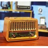 CM-2868 Ahşap Nostaljik Görünümlü Bluetoothlu Radyo Usb-Sd Card Mp3 Çalar Radyo Müzik Çalar