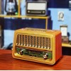 CM-2868 Ahşap Nostaljik Görünümlü Bluetoothlu Radyo Usb-Sd Card Mp3 Çalar Radyo Müzik Çalar