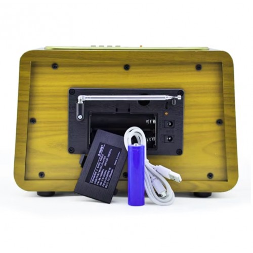 CM-2868 Ahşap Nostaljik Görünümlü Bluetoothlu Radyo Usb-Sd Card Mp3 Çalar Radyo Müzik Çalar