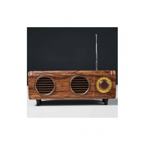 CM-1923 Bluetoothlu Nostaljik Radyo - Fm Radyo Sd-Aux-Usb-Bt-Fm
