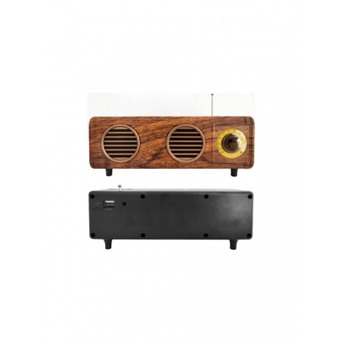 CM-1923 Bluetoothlu Nostaljik Radyo - Fm Radyo Sd-Aux-Usb-Bt-Fm